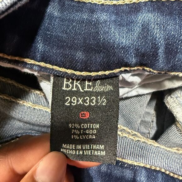 Bke Stella Jeans Womens 29 Bootcut Blue Stonewash 29x32 - Picture 10 of 11